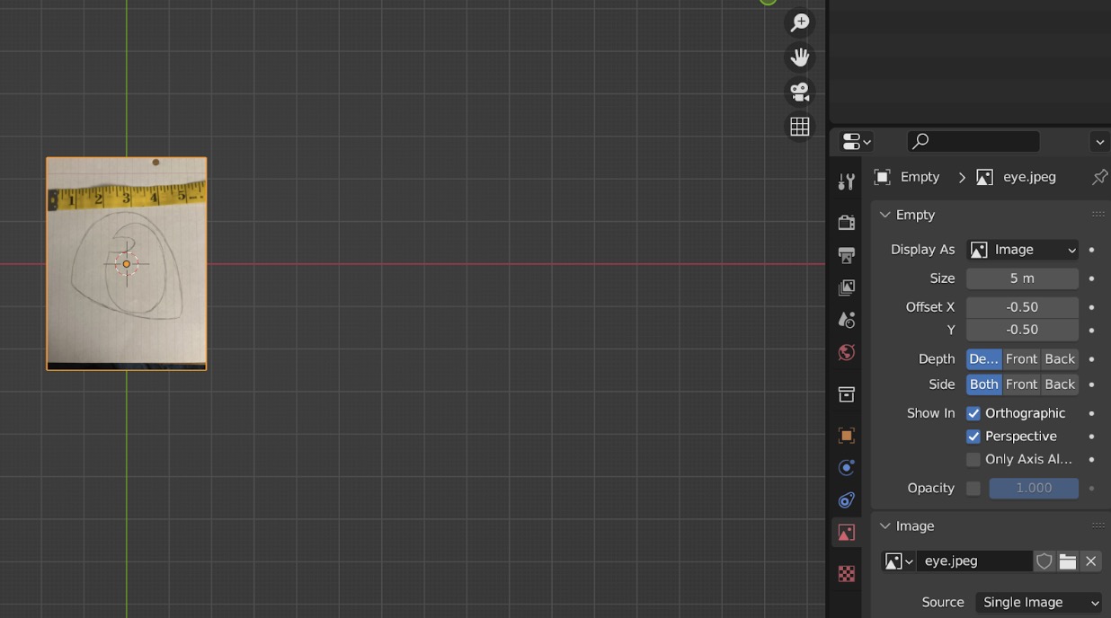 Adding a reference image into Blender