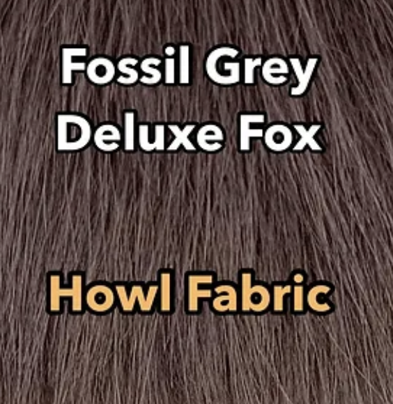 Fossil grey deluxe fox from Howl Fabric