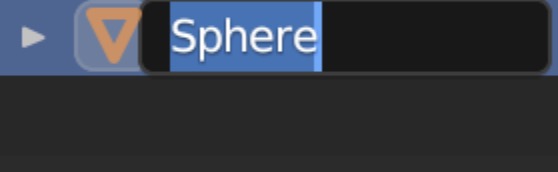 The name 'sphere' is highlighted